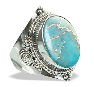 SKU 15597 - a Turquoise rings Jewelry Design image