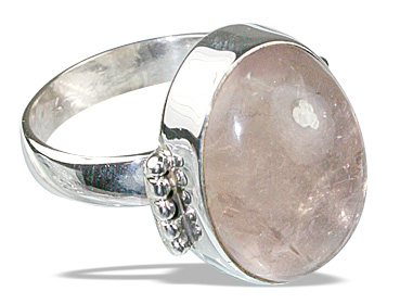 SKU 1562 - a Rose quartz Rings Jewelry Design image
