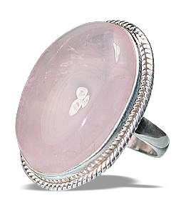 SKU 1564 - a Rose quartz Rings Jewelry Design image
