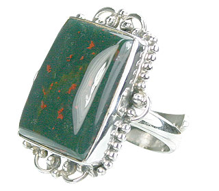 SKU 15747 - a Bloodstone rings Jewelry Design image