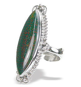 SKU 15750 - a Bloodstone rings Jewelry Design image