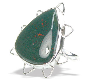 SKU 15753 - a Bloodstone rings Jewelry Design image
