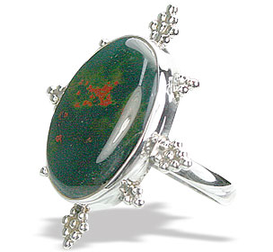 SKU 15755 - a Bloodstone rings Jewelry Design image