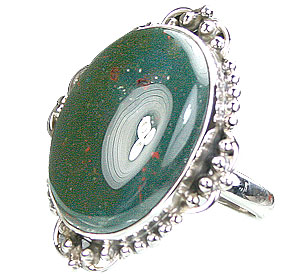SKU 15756 - a Bloodstone rings Jewelry Design image