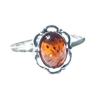 SKU 15794 - a Amber rings Jewelry Design image