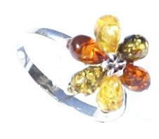 SKU 15797 - a Amber rings Jewelry Design image