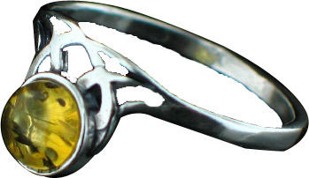 SKU 15800 - a Amber rings Jewelry Design image