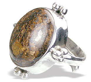 SKU 15923 - a Bronzite rings Jewelry Design image