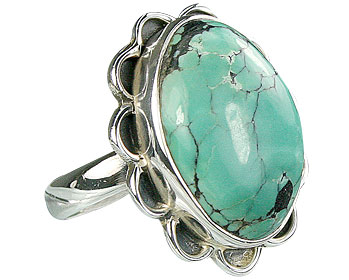 SKU 15933 - a Turquoise rings Jewelry Design image