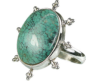 SKU 15945 - a Turquoise rings Jewelry Design image