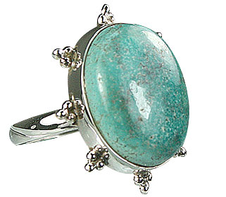 SKU 15949 - a Turquoise rings Jewelry Design image