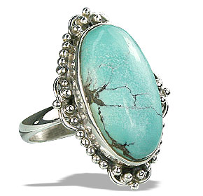 SKU 15950 - a Turquoise rings Jewelry Design image