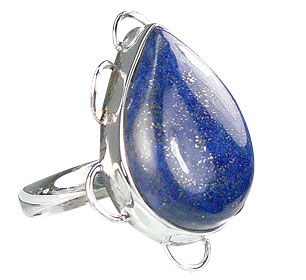 SKU 15952 - a Lapis lazuli rings Jewelry Design image