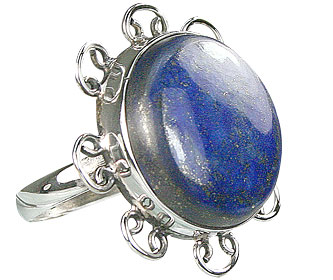 SKU 15958 - a Lapis lazuli rings Jewelry Design image