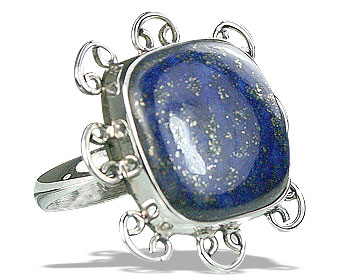 SKU 15959 - a Lapis lazuli rings Jewelry Design image