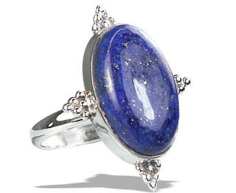 SKU 15961 - a Lapis lazuli rings Jewelry Design image