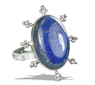 SKU 15970 - a Lapis lazuli rings Jewelry Design image