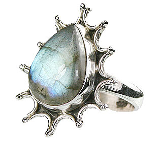 SKU 15981 - a Labradorite rings Jewelry Design image