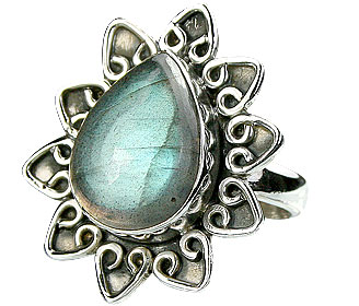 SKU 15993 - a Labradorite rings Jewelry Design image