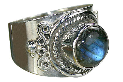 SKU 16262 - a Labradorite rings Jewelry Design image