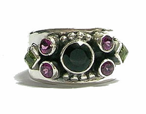 SKU 1703 - a Onyx Rings Jewelry Design image