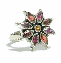 SKU 1707 - a Rhodolite Rings Jewelry Design image