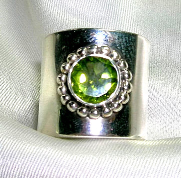SKU 1717 - a Peridot Rings Jewelry Design image