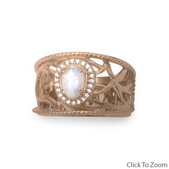 SKU 20902 - a Moonstone Rings Jewelry Design image