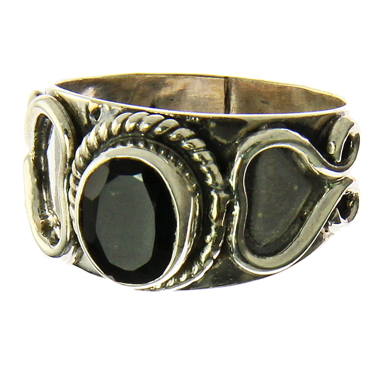 SKU 21004 - a Onyx rings Jewelry Design image
