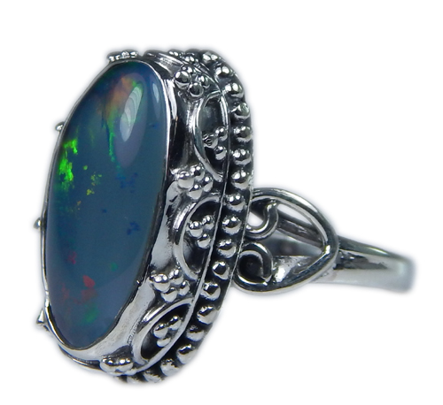 SKU 21250 - a Opal Rings Jewelry Design image