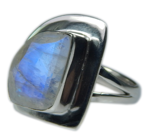 SKU 21350 - a Moonstone Rings Jewelry Design image