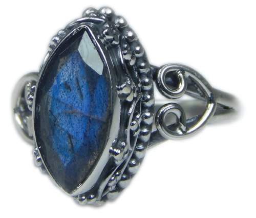 SKU 21576 - a Labradorite Rings Jewelry Design image
