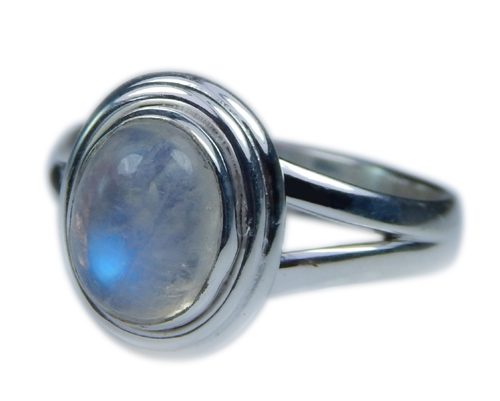 SKU 21644 - a Moonstone Rings Jewelry Design image