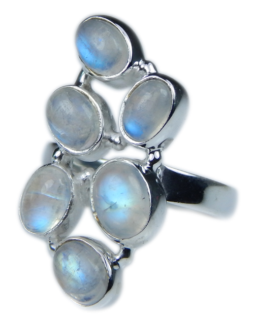 SKU 21645 - a Moonstone Rings Jewelry Design image
