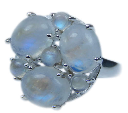 SKU 21650 - a Moonstone Rings Jewelry Design image