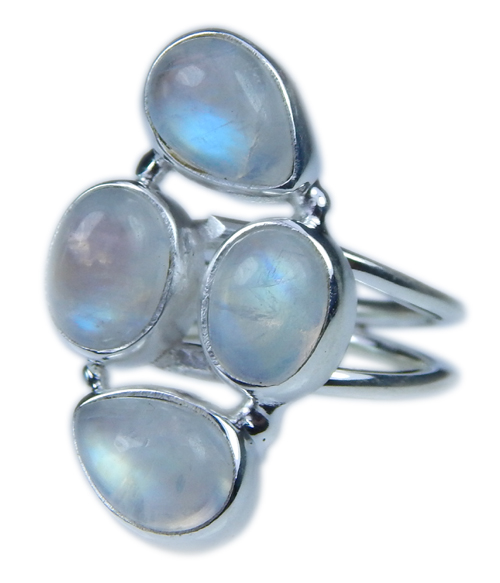 SKU 21654 - a Moonstone Rings Jewelry Design image