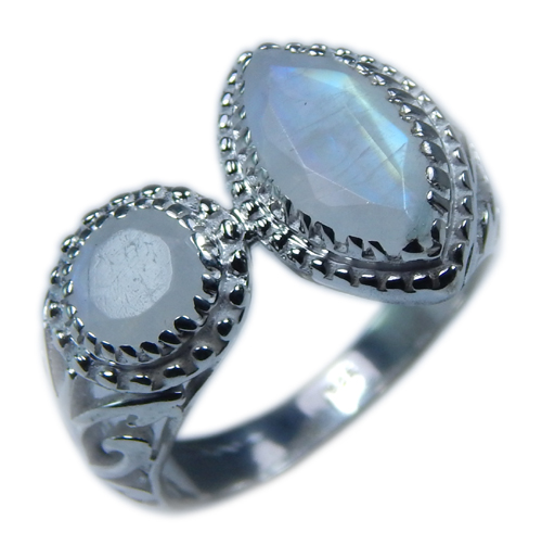 SKU 21672 - a Moonstone Rings Jewelry Design image