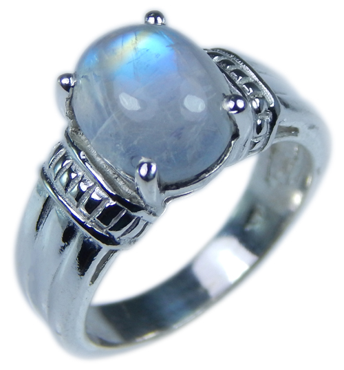 SKU 21675 - a Moonstone Rings Jewelry Design image