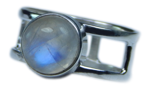 SKU 21679 - a Moonstone Rings Jewelry Design image