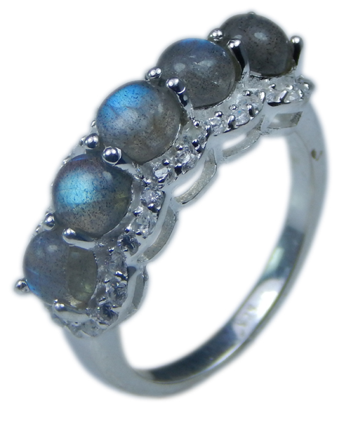 SKU 21690 - a Labradorite Rings Jewelry Design image