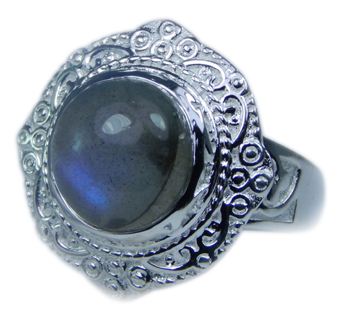 SKU 21692 - a Labradorite Rings Jewelry Design image