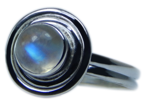 SKU 21697 - a Moonstone Rings Jewelry Design image