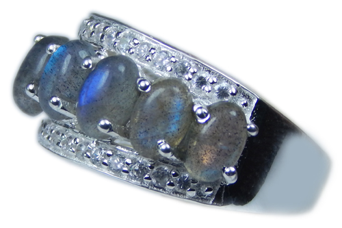 SKU 21701 - a Labradorite Rings Jewelry Design image