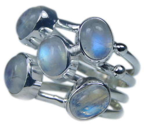 SKU 21704 - a Moonstone Rings Jewelry Design image