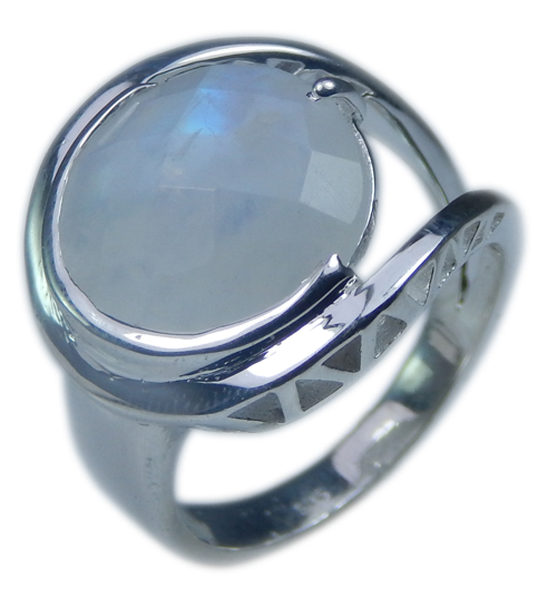 SKU 21709 - a Moonstone Rings Jewelry Design image