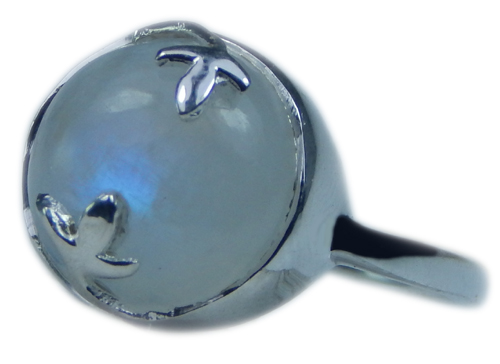 SKU 21710 - a Moonstone Rings Jewelry Design image