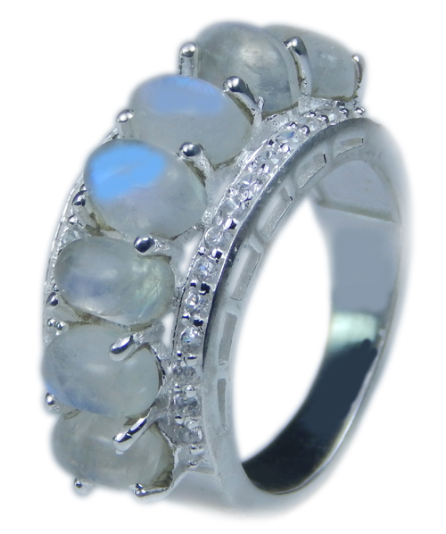 SKU 21713 - a Moonstone Rings Jewelry Design image