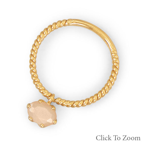 SKU 21737 - a Rose quartz rings Jewelry Design image