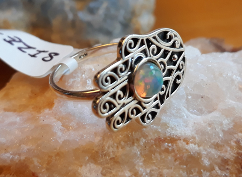 SKU 22134 - a Opal rings Jewelry Design image