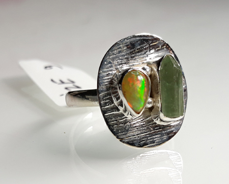 SKU 22155 - a Opal rings Jewelry Design image